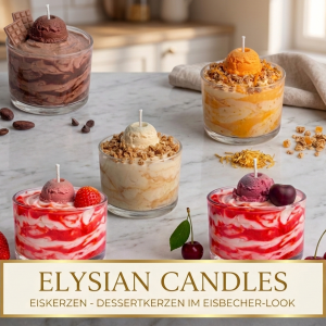 Eiskerze Dessertkerze
