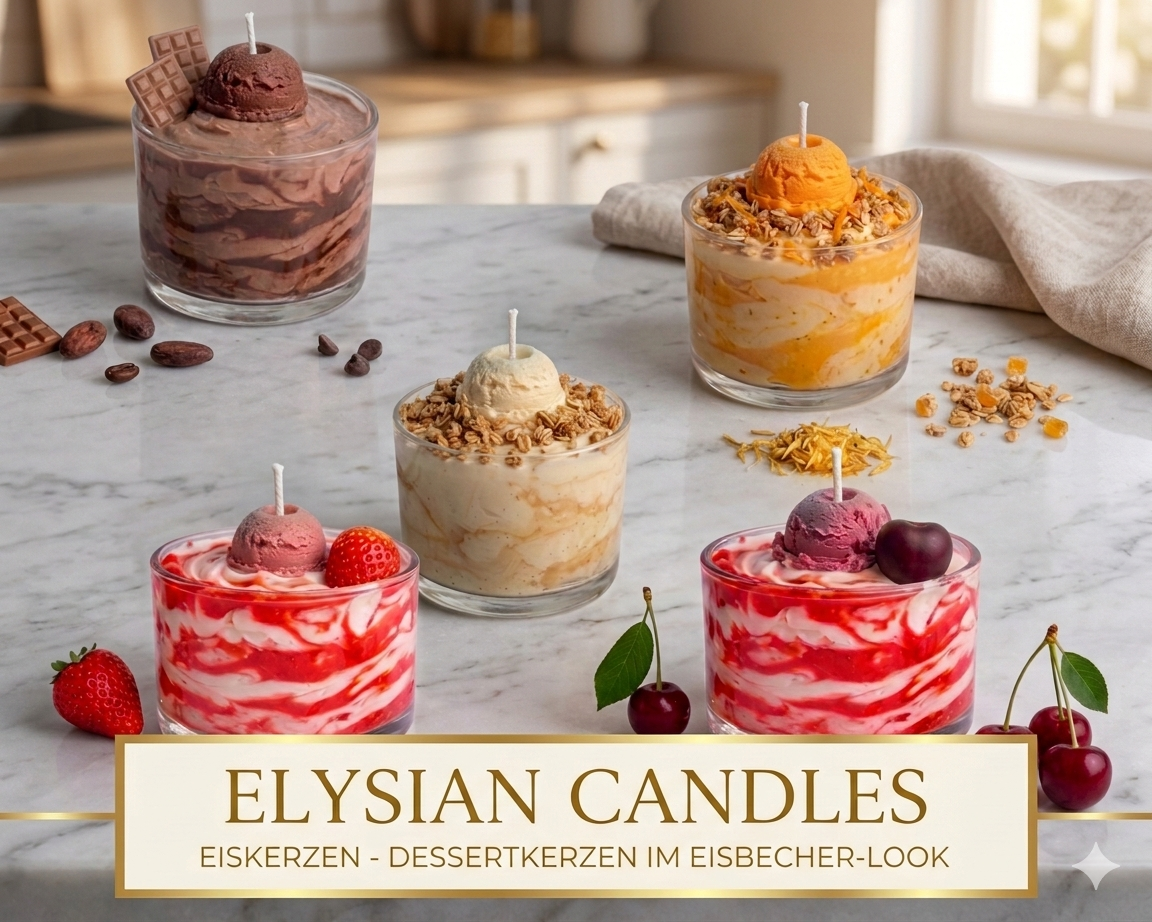 Eiskerze Dessertkerze